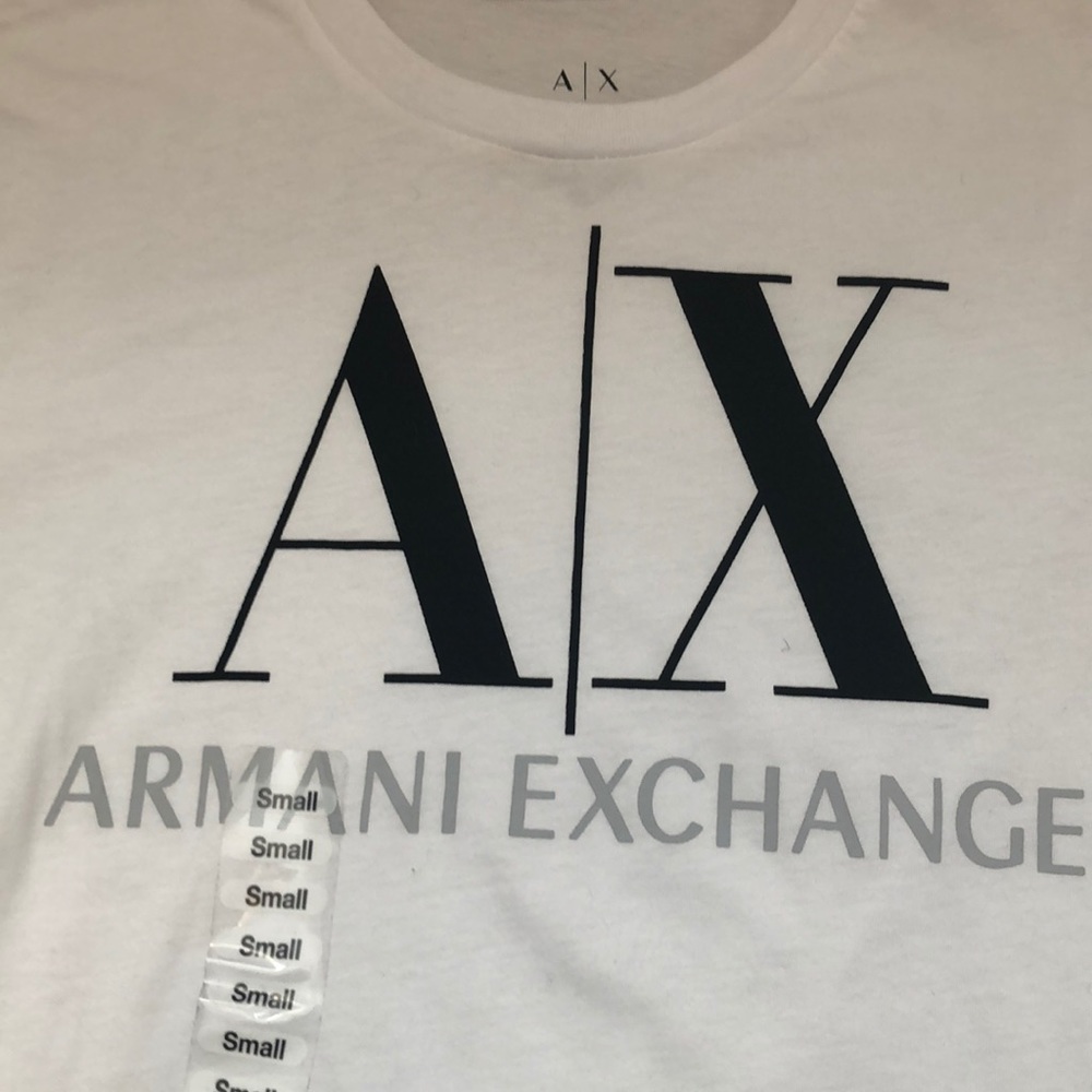 Armani Exchange white T shirt new unisex